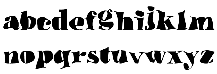 Underwater Love Font LOWERCASE