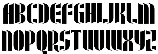 Underwear Protest Schriftart Groß