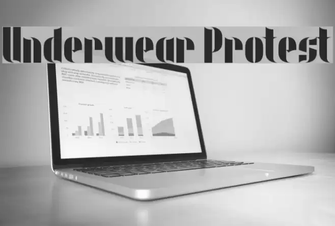 Underwear Protest Font examples