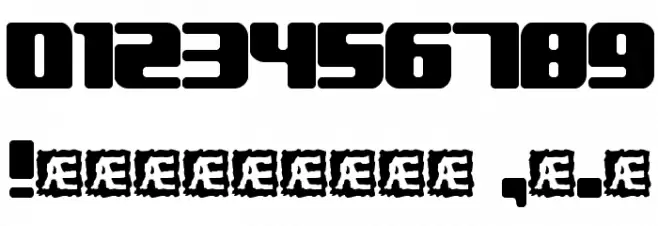 Underwhelmed BRK Font OTHER CHARS