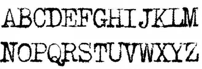 Underwood1913 Normal Schriftart Groß
