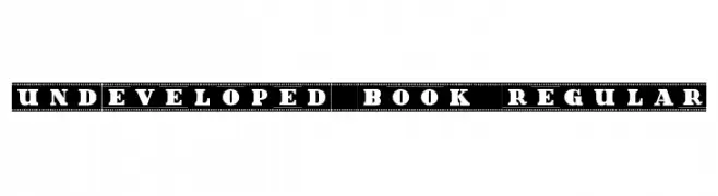 Undeveloped Book Regular  Frei Schriftart Herunterladen