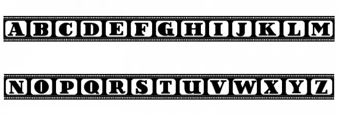 Undeveloped Regular Schriftart Groß