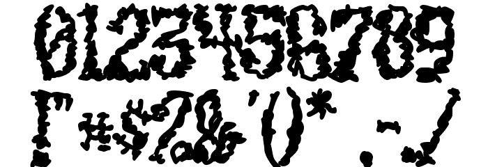 UndieCrust Font OTHER CHARS