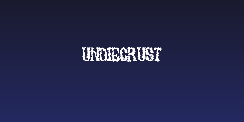 UndieCrust Social Header