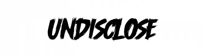 Undisclose  Fuentes Gratis Descargar