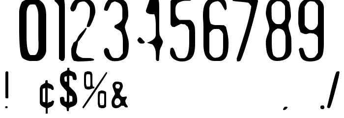 Undo35 Font OTHER CHARS