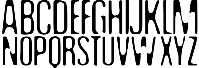 Undo35 Font Litere mari