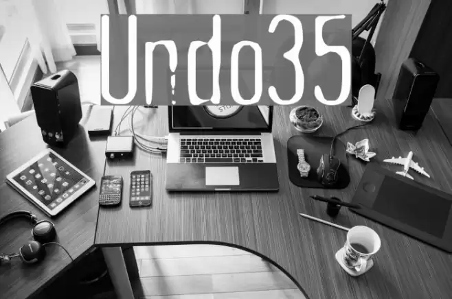 Undo35 Font examples