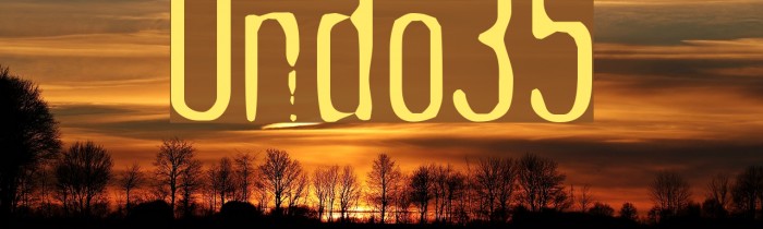 Undo35 Font examples