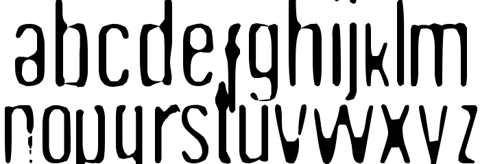 Undo35 Font LOWERCASE