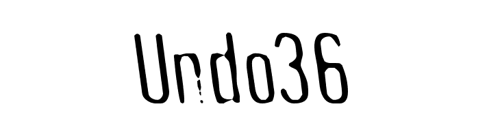 Undo36  नि: शुल्क फ़ॉन्ट्स डाउनलोड