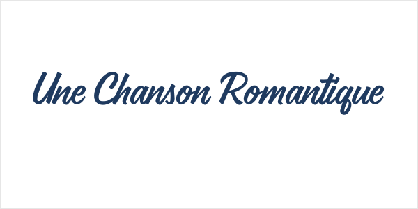 Une Chanson Romantique Logo