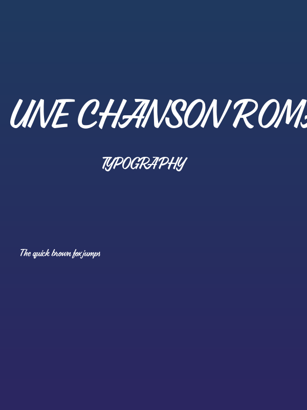 Une Chanson Romantique Poster