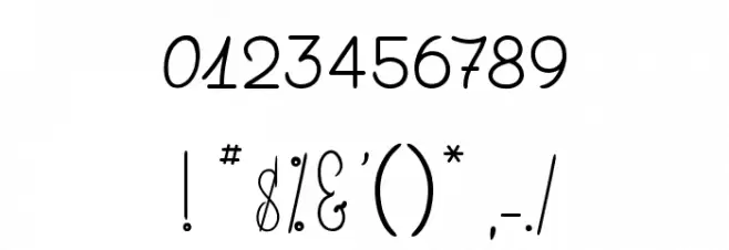 Une Sale Histoire de Yak Font OTHER CHARS