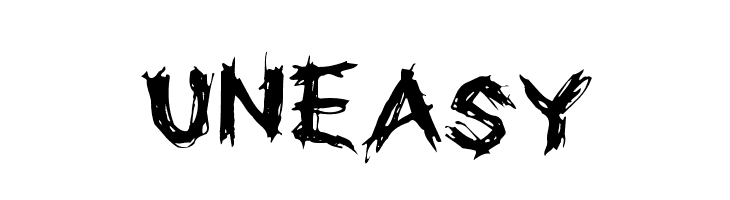 Uneasy  Frei Schriftart Herunterladen