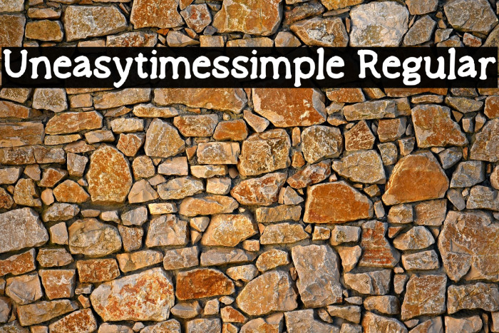 Uneasytimes_simple Regular Example 2