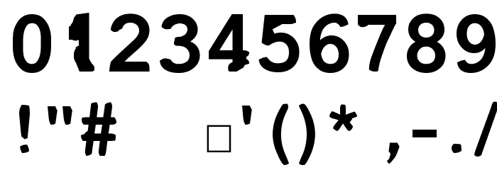 Uneek Font OTHER CHARS
