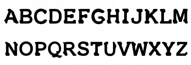 Uneek Schriftart Groß
