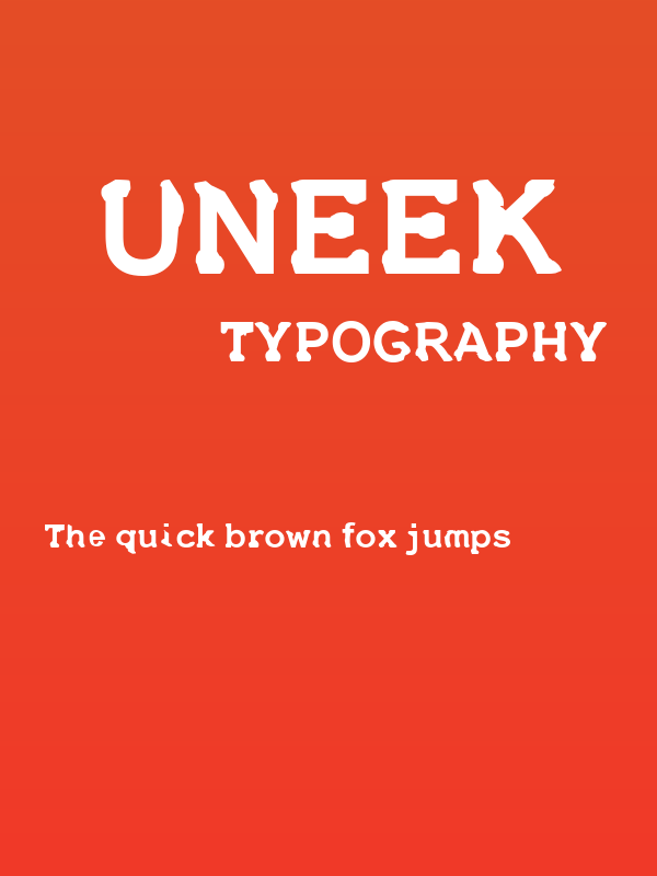 Uneek Poster