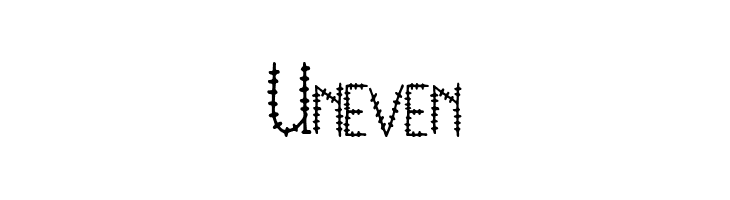 Uneven Caratteri