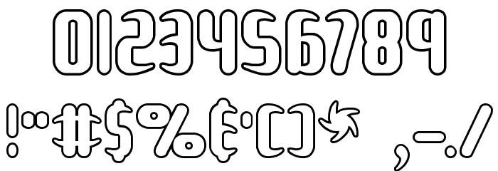 Unexplored Galaxies O -BRK- Font OTHER CHARS