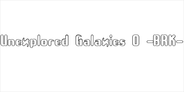 Unexplored Galaxies O -BRK- Logo