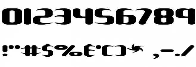 Unexplored Galaxies W -BRK- Font OTHER CHARS