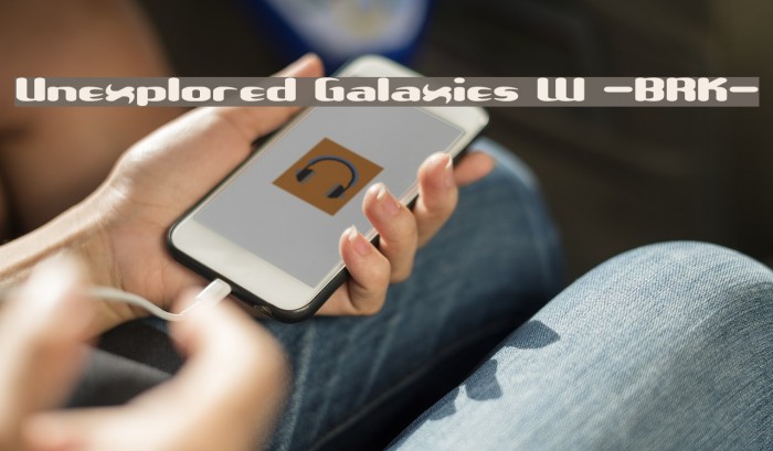 Unexplored Galaxies W -BRK- フォント examples