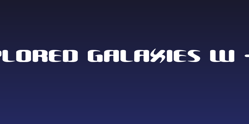 Unexplored Galaxies W -BRK- Social Header
