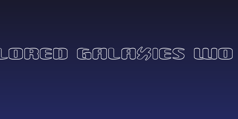 Unexplored Galaxies WO -BRK- Social Header