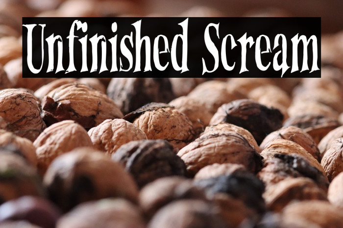 Unfinished Scream Example 1