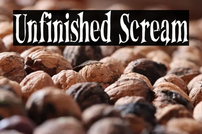 Unfinished Scream Example 1