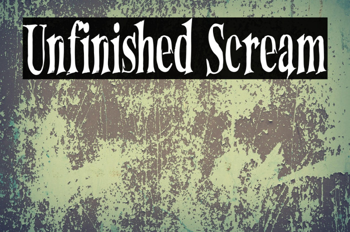 Unfinished Scream Example 3