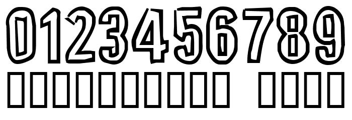 Unfinished Sympahthy Font OTHER CHARS