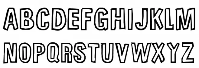 Unfinished Sympahthy Schriftart Groß