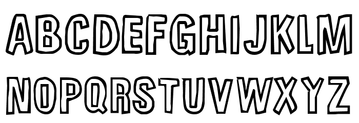 Unfinished Sympahthy Font LOWERCASE