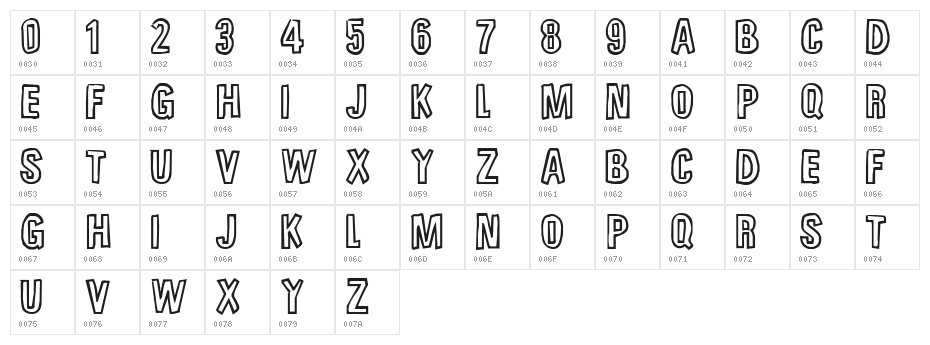 Unfinished Sympahthy Character Map