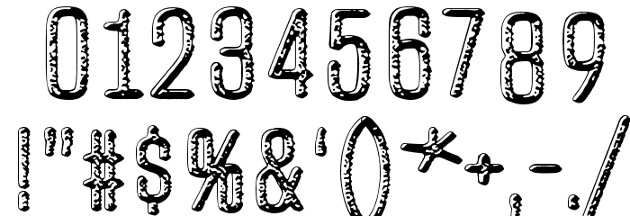 Unfinished Sympathy Font OTHER CHARS