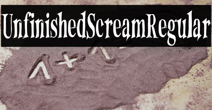 UnfinishedScreamRegular Example 2