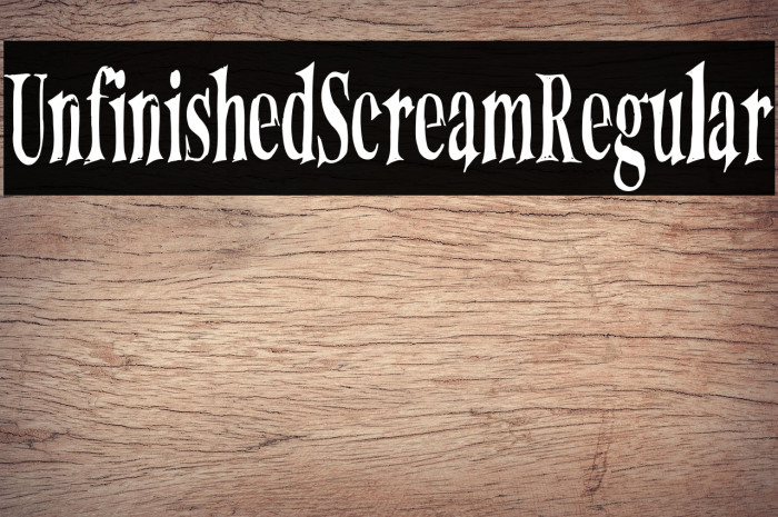 UnfinishedScreamRegular Example 3
