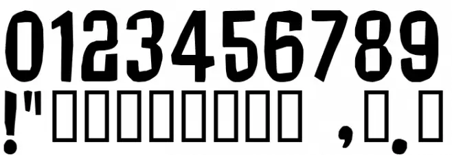 UnfinishedSympathy2 Font OTHER CHARS