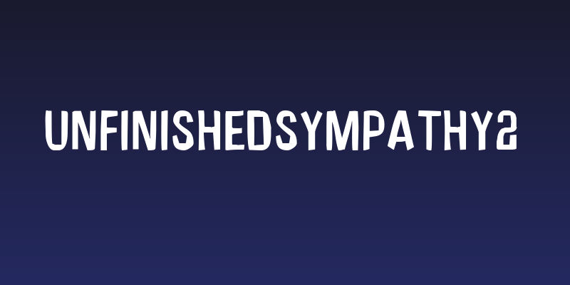 UnfinishedSympathy2 Social Header