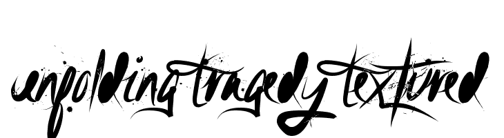 Unfolding Tragedy Textured  Free Fonts Download