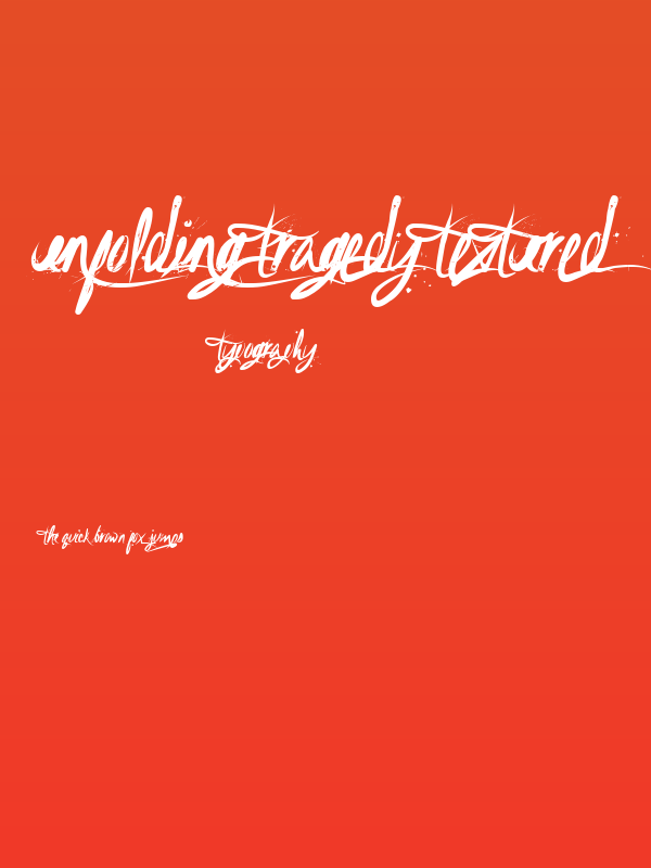 Unfolding Tragedy Textured Poster