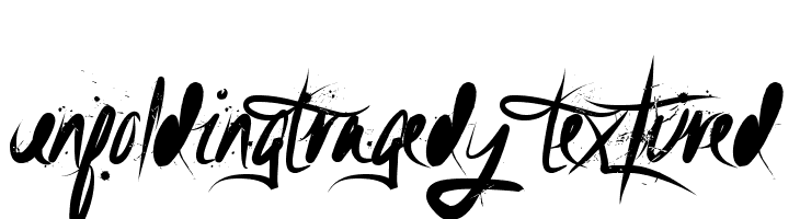UnfoldingTragedy-Textured  font caratteri gratis