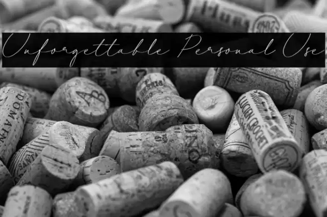 Unforgettable Personal Use Font examples