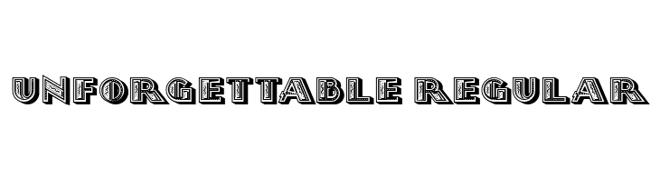 Unforgettable Regular  Fuentes Gratis Descargar