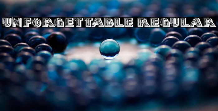 Unforgettable Regular Example 2