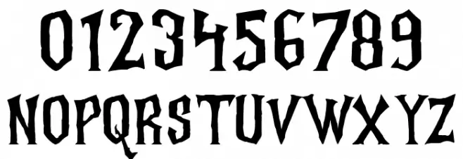 Unforgomen Free Regular Font OTHER CHARS